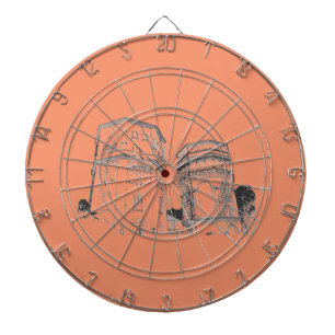 Belarus Grodno Water Towers Dartboard