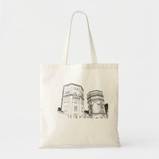 Belarus Grodno Water Towers Tote Bag (Front)