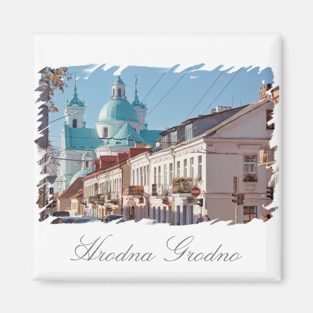 Belarus Hrodna Grodno Architecture Magnet (Front)