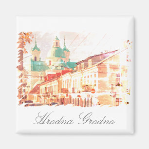 Belarus Hrodna Grodno Architecture Magnet