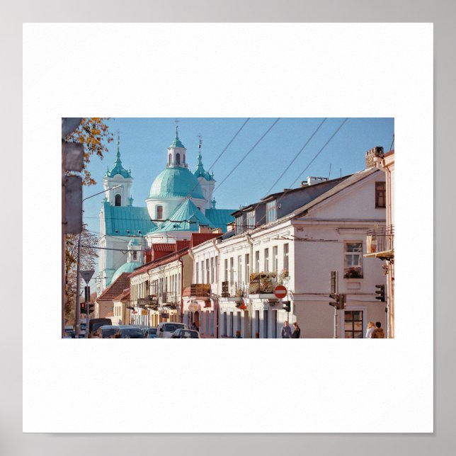 Belarus Hrodna Grodno Architecture Poster (Front)