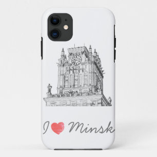 Belarus I Love Minsk City Gates Architecture Case-Mate iPhone Case