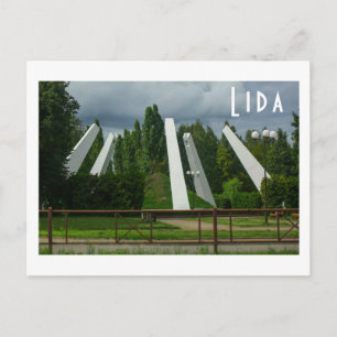 Belarus Lida Cityscape Park Landscape Postcard