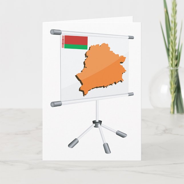 Belarus Map Greeting Cards (Creator Uploaded)