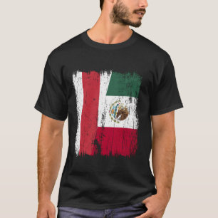 Belarus Mexico Half Flag Belarusian Opposition Mex T-Shirt