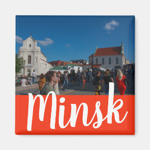 Belarus Minsk Минск Architecture Cityscape Magnet
