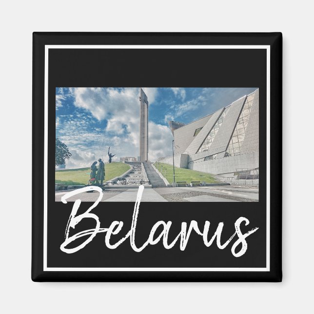 Belarus Minsk Architecture Cityscape Magnet (Front)