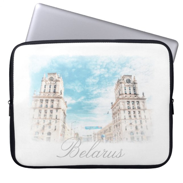 Belarus Minsk Architecture Laptop Sleeve Cover (Front)