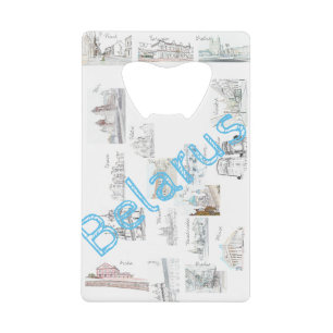 Belarus Minsk Brest Architecture Bottle Opener