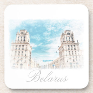 Belarus Minsk City Architecture Coaster