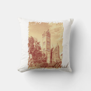 Belarus Minsk City Architecture Throw Pillow