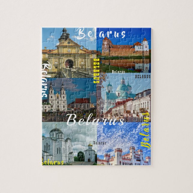 Belarus Minsk Grodno Mir Castle Architecture Jigsaw Puzzle (Vertical)