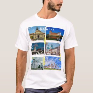 Belarus Minsk Grodno Mir Castle Architecture T-Shirt