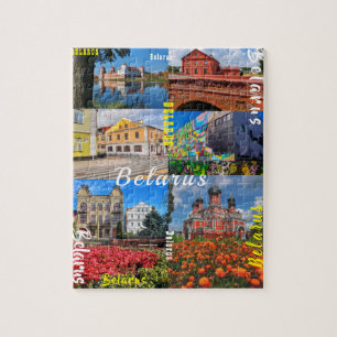 Belarus Minsk Grodno Pinsk Borisov Architecture Jigsaw Puzzle
