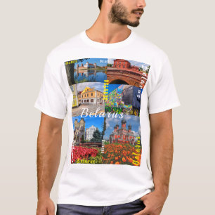 Belarus Minsk Grodno Pinsk Borisov Architecture T-Shirt