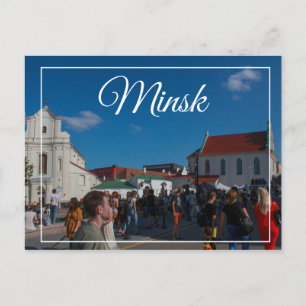 Belarus Minsk Life Cityscape Architecture Postacrd Postcard