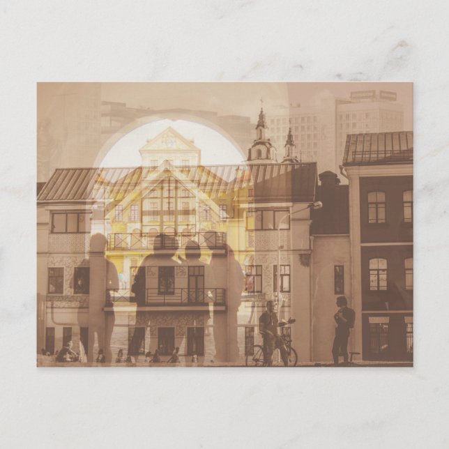 Belarus Minsk Nesvizh Cityscape Architecture Postcard (Front)