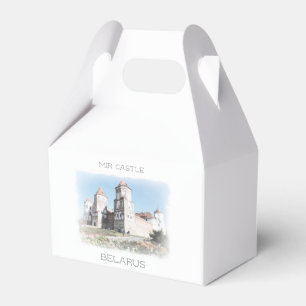 Belarus Mir Castle Architecture Мирский Замок Favour Box