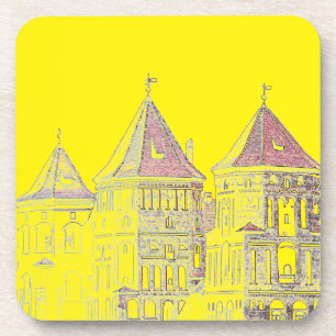 Belarus Mir Castle Architecture Coaster