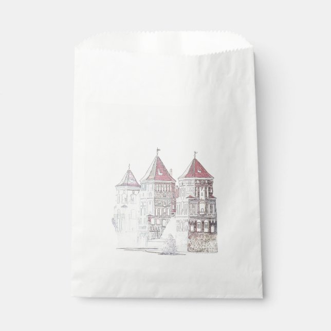 Belarus Mir Castle Architecture Favour Bags (Front)