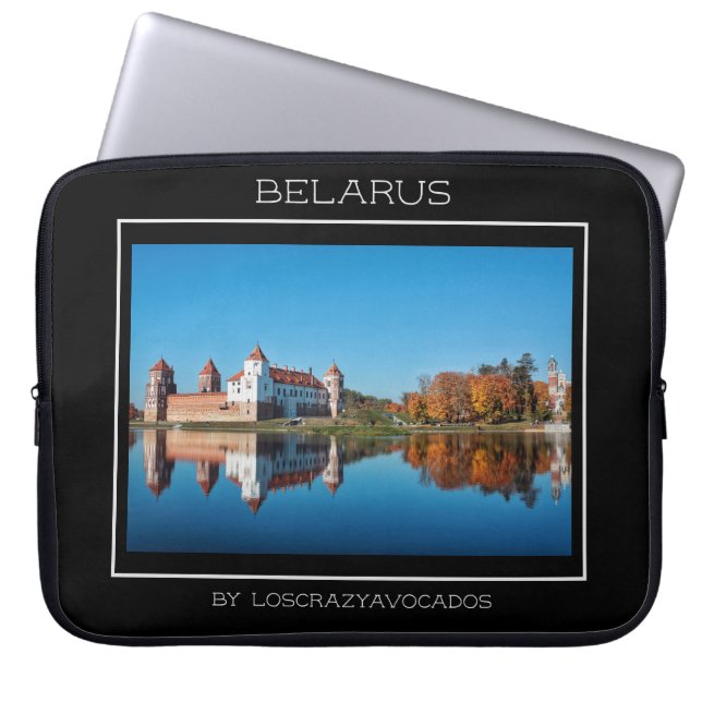 Belarus Mir Castle Architecture Laptop Sleeve (Front)