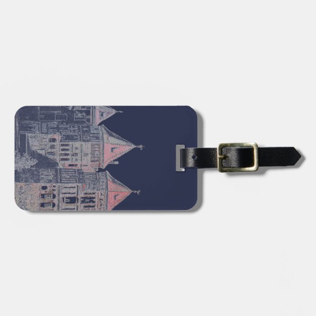 Belarus Mir Castle Architecture Luggage Tag (Front Horizontal)