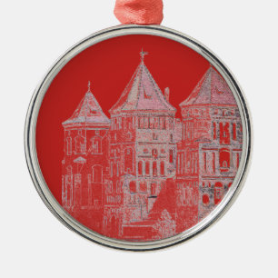 Belarus Mir Castle Architecture Metal Tree Decoration