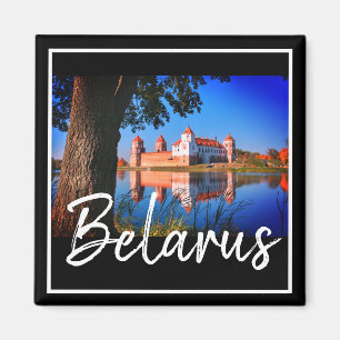 Belarus Mir Castle Architecture Nature Magnet