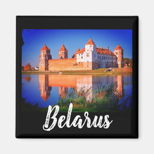 Belarus Mir Castle Architecture Nature Magnet