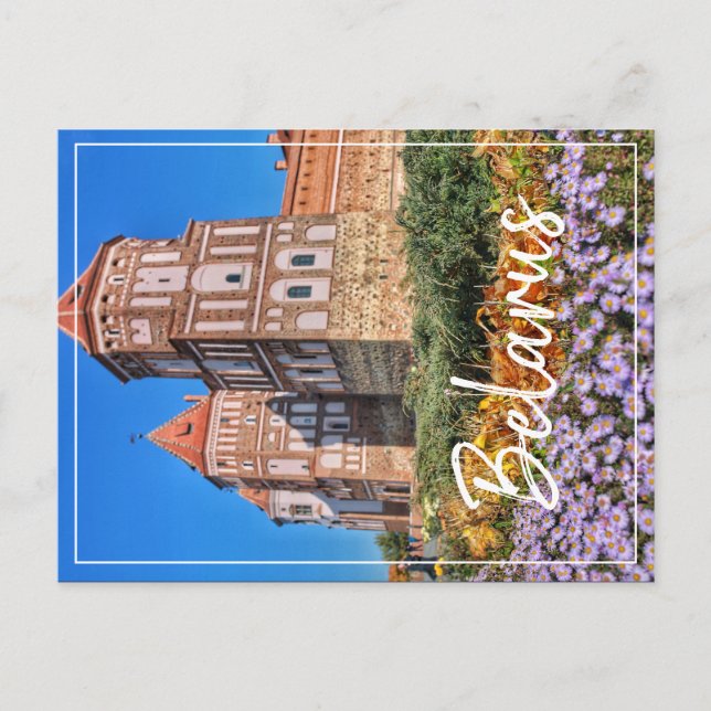 Belarus Mir Castle Architecture Nature Postcard (Front)