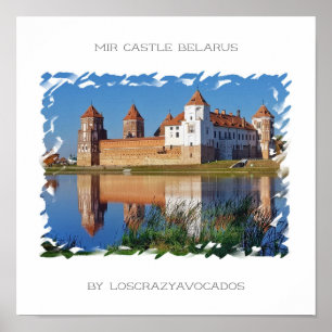 Belarus Mir Castle Architecture Nature Poster