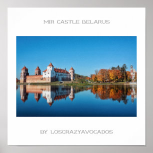 Belarus Mir Castle Architecture Nature Poster