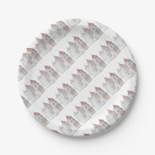 Belarus Mir Castle Architecture Paper Plate