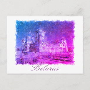Belarus Mir Castle Architecture Postcard