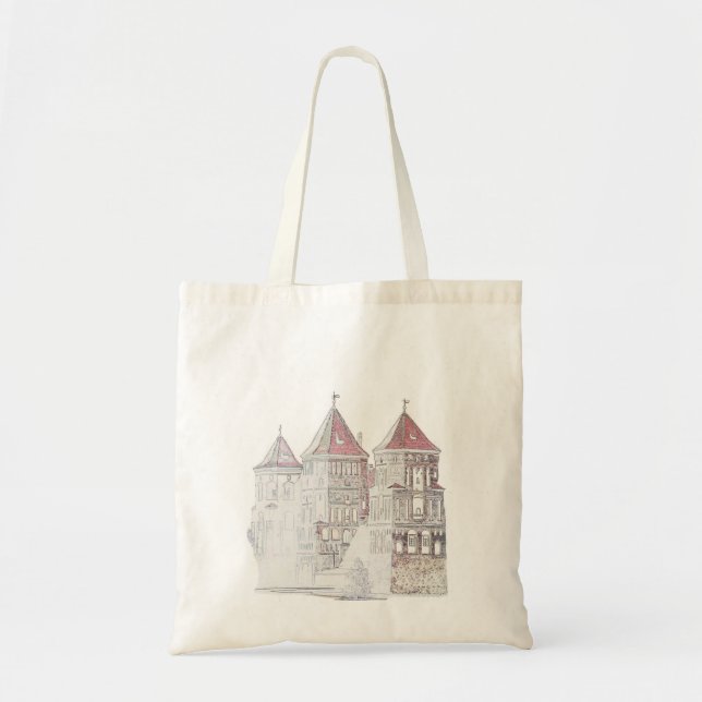 Belarus Mir Castle Architecture Tote Bag (Front)