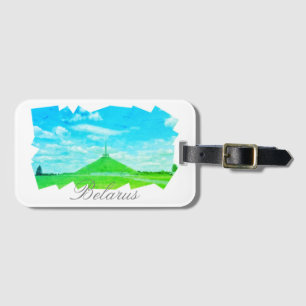 Belarus Mound of Glory Luggage Baggage Tag