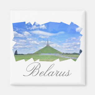 Belarus Mound of Glory Stylised Magnet
