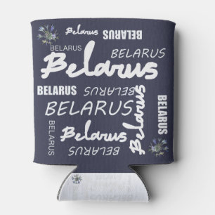 Belarus National Corn Flower Can Cooler