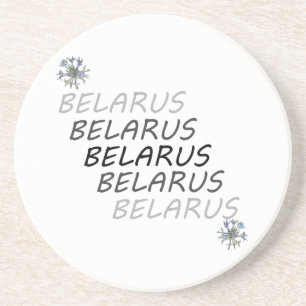 Belarus National Corn Flower Coaster