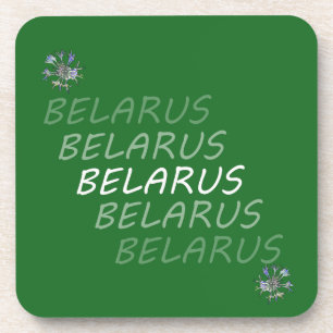 Belarus National Corn Flower Coaster