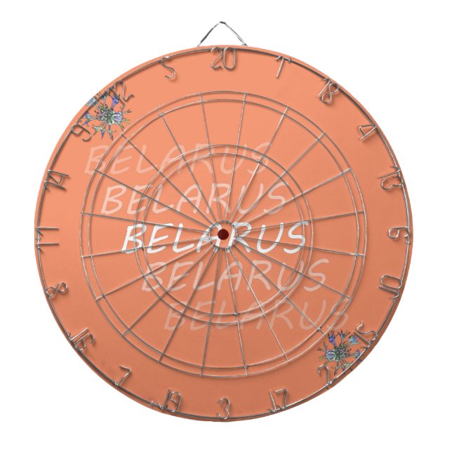 Belarus National Corn Flower Dartboard (Front)