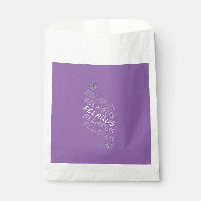 Belarus National Corn Flower Favour Bags (Front)