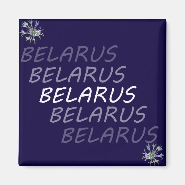 Belarus National Corn Flower Magnet (Front)