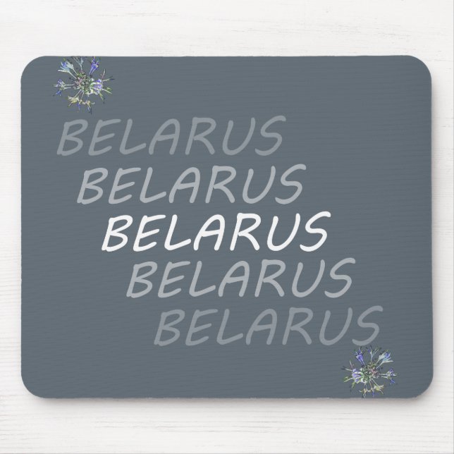 Belarus National Corn Flower Mouse Pad (Front)