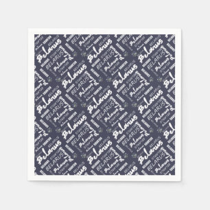 Belarus National Corn Flower Napkin