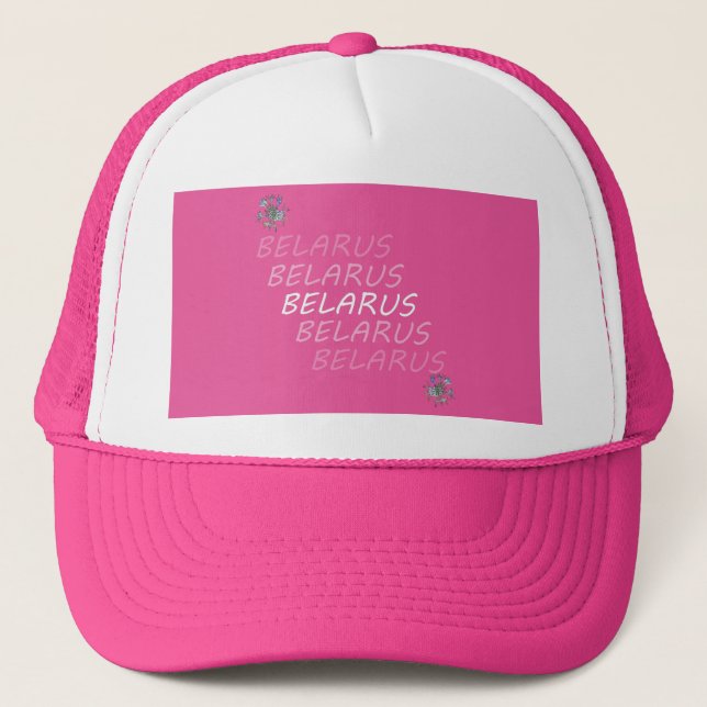 Belarus National Corn Flower Trucker Hat (Front)