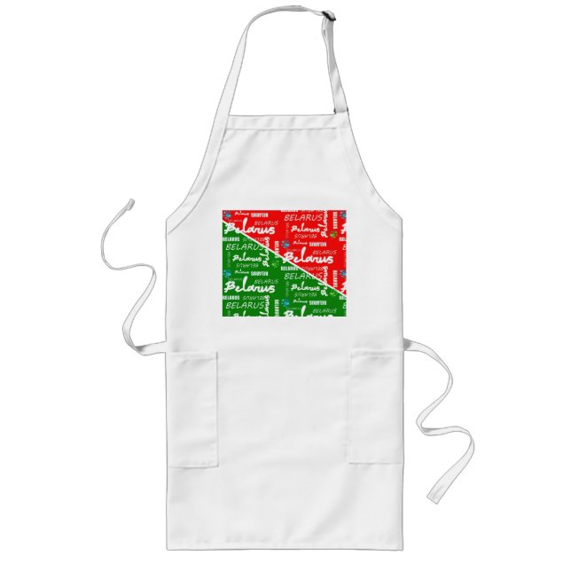 Belarus National Flag Colours Corn Flower Apron (Front)