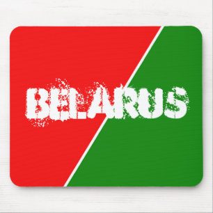 Belarus National Flag Colours Mouse Pad