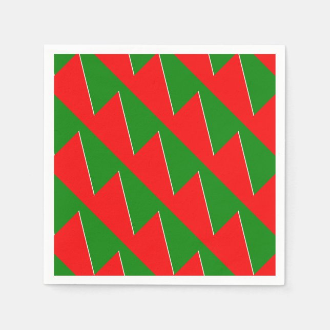 Belarus National Flag Colours Napkin (Front)