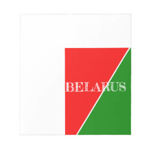 Belarus National Flag Colours Notepad